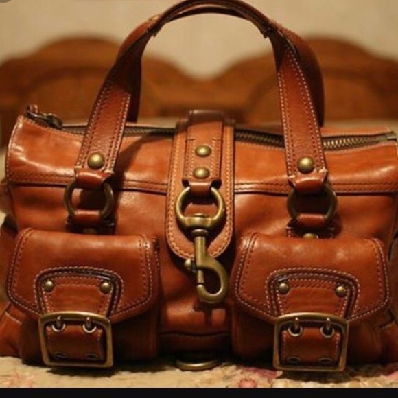 LEGACY COACHWHISKEY VACHETTA BAG